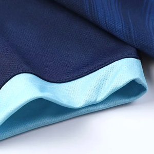 Uniforme de Fútbol Completo con Calcetines, Conjunto de Camiseta y Pantalones Cortos de Fútbol con Degradado Azul Marino Personalizado, para Deportes de Equipo - Product Image 2