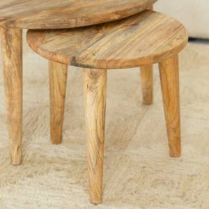 Table basse en bois Vandana Zenova Vesta pour salon moderne et décoration contemporaine - Product Image 2