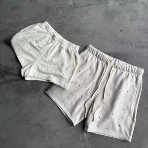 Shorts de sport pour homme en polyester/coton, respirants, séchage rapide, imperméables, taille élastique, design décontracté pour l'été, le basketball et le cyclisme - Product Image 3