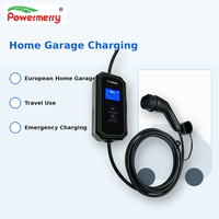 Chargeur EV portable 7 kW 32 A Type 2 monophasé 230 Vca 50 Hz IP67 avec câble de 5 m pour applications de charge domestique et de garage en Europe