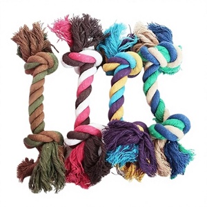 ของเล่นสุนัขเชือกฝ้ายน้ำหนักเบา ดีไซน์ใหม่ ขายดี เป็นมิตรกับสิ่งแวดล้อม ทนทาน ราคาถูก รับผลิตตามแบบ - Product Image 1