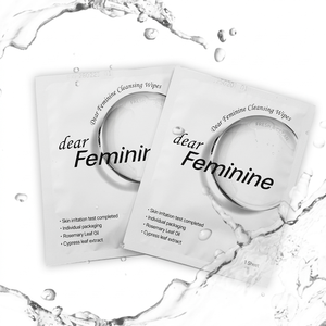 Lingettes nettoyantes intimes en coton doux pour l'hygiène quotidienne, 15 lingettes 15x20cm - Product Image 4