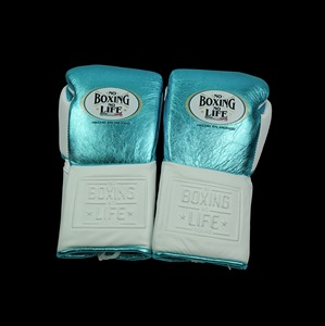 ถุงมือชกมวยแบบผูกเชือก OEM No Boxing No Life รุ่นมืออาชีพ หนังวัวแท้คุณภาพสูง สำหรับฝึกซ้อมและแข่งขัน รุ่น CP-BG-134 - Product Image 5