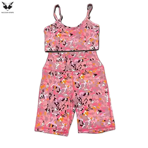 Conjunto Deportivo Personalizado con Sublimación de la Mejor Calidad, Ropa Deportiva Elástica para Gimnasio, Conjunto Deportivo para Mujer - Product Image 5