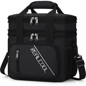 Borsa Termica a Doppio Strato Isolata e Impermeabile con Tracolla Regolabile, Contenitore per Pranzo Riutilizzabile per Uomini e Donne - Product Image 1