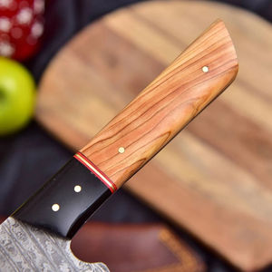 Cuchillos de Chef de Acero de Damasco de Estilo Moderno, Utensilios de Cocina Duraderos, Cuchillos de Chef de Acero de Damasco con Corte Afilado - Product Image 5