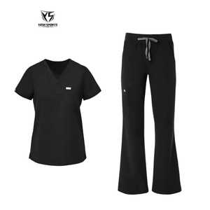เสื้อแจ็คเก็ตผ้าทวิลคอตตอนสำหรับผู้หญิงและผู้ชาย สวมใส่สบาย มีซิป เหมาะสำหรับบุคลากรทางการแพทย์และพยาบาล - Product Image 5