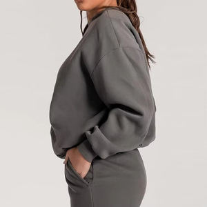 Nueva sudadera transpirable para mujer con diseño personalizado impreso, recién llegada, sudadera moderna de color sólido para mujer en venta - Product Image 4