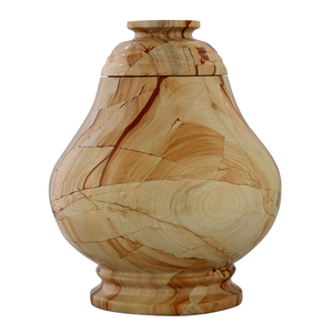 Top Seller Natural Stone Decorative Ashes Storage <b>Vase</b> Hand Polished Onyx Marble <b>Memorial</b> Urn in Wholesale Rate - Product Image 4