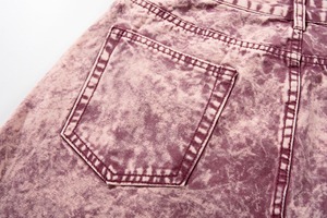 Jeans de Hombre de Alta Calidad, Corte Holgado y Ancho, Lavado Snow Wash, Cintura Regular, Tela Cómoda, Secado Rápido y Ligera - Product Image 4