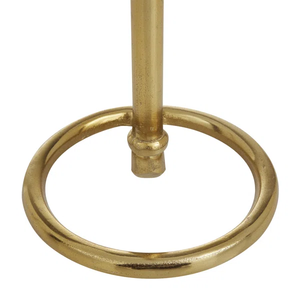 Support de bougie en métal de style nordique à base circulaire ouverte, Trio de chandeliers coniques dorés élégants pour hôtels de luxe et salons - Product Image 2