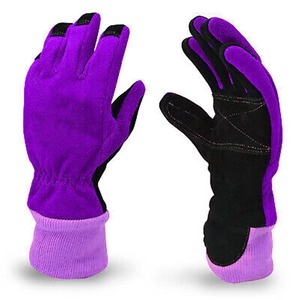 Cowhide Gloves Heat Resistant Firefighting Safety Work Flame Retardant <b>Radiation</b> Industrial Welding Gloves - Product Image 4