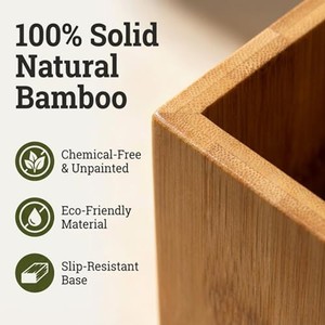 Bamboo Wood wooden <b>bookends</b> and desk organizers OEM Custom Wholesale | Aqdus Saleem India - Product Image 6