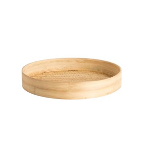 Modern <b>Bamboo</b> Tray Round Serving Tray Decorative Trays Set Serving Woven Food Tray <b>Table</b> Organizer Decor Tray Art Design - Product Image 1
