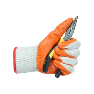 Gants de protection en caoutchouc latex respirants et résistants à l'usure, gants de travail plissés pour la protection des mains - Product Image 2