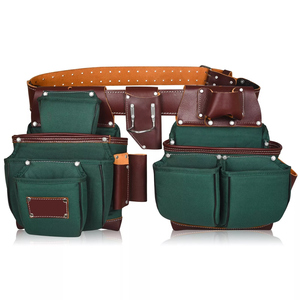 Custom Hot Selling Organizer Drill <b>Tool</b> Electrician Waist <b>Tool</b> Bag with Multiple Pockets - Product Image 1