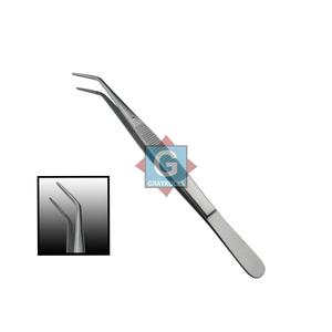 Pince chirurgicale manuelle en acier inoxydable pour coton et pansements, modèle London College - Product Image 5