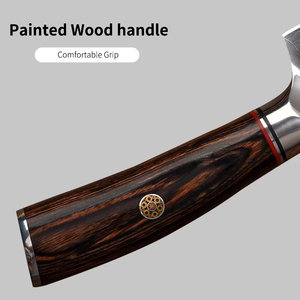Couteau de cuisine en acier Damas forgé à la main de qualité supérieure, manche en bois naturel, couteau de chef professionnel, usine OEM - Product Image 3