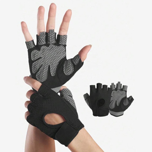 Durable Weightlifting <b>Gloves</b> with Reinforced Palm Padding for Strength Training Fitness Exercise and Gym Performance - Product Image 5