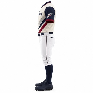 Professional Manufacturer <b>Baseball</b> Uniform Durable Polyester Breathable Eco-Friendly Lightweight Outdoor Sports - Product Image 3