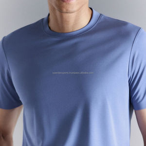 Camisetas Casuales de Hombre con Estampado de Letras, Tejidas en Seda/Algodón, Ropa Deportiva, Secado Rápido, Ecológicas, Impresión Digital, Manga Corta - Product Image 2