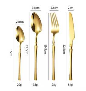 Juego de Cubiertos de Acero Inoxidable Duradero para Exportación |   Juego de Cuchillos, Tenedores y Cucharas Aptos para Alimentos para Compradores Mayoristas - Product Image 2