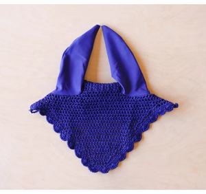 El último diseño Buena calidad Capó de oreja de caballo/Red disponible en nuevo diseño y cualquier color Caballo Algodón Velo de mosca - Product Image 2