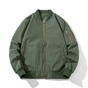 Chaquetas Bomber Unisex de Invierno, 100% Poliéster, Color Sólido, con Logotipo Personalizado, de la Mejor Calidad, Fabricante OEM - Product Image 5