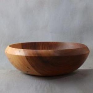 <b>Large</b> Capacity Rustic Wooden Serving <b>Bowl</b> Handmade Dining Serving Wood <b>Bowl</b> - Product Image 1