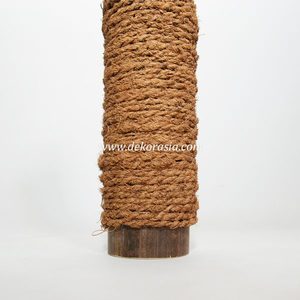 Natural Bamboo Coconut Fiber <b>Cat</b> Chew Toy Cylinder Pole <b>Scratching</b> <b>Board</b> Hanging Indoor Pet Toy Dekor Asia - Product Image 4