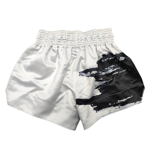 Faldas Cortas de Satén Elástico de Poliéster/Algodón para Kickboxing y Muay Thai, con Aberturas Laterales, Transpirables, de Cintura Media, Ligeras y de Secado Rápido - Product Image 3