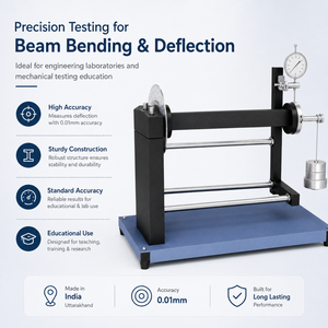 Appareil d'essai de poutre cantilever pour essai de flexion de poutre en laboratoire d'ingénierie |   Équipement d'essai mécanique pour laboratoire d'enseignement - Product Image 5