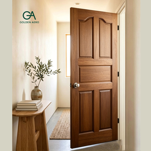Puerta de Panel Arqueado Interior de Madera Sólida Clásica GA-20S para Viviendas Residenciales, Tamaño Personalizado - Product Image 3