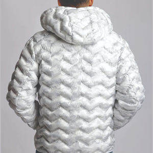 Best Latest Design Customized Men's Puffer <b>Jacket</b> in Black <b>Waterproof</b> Winter Street/Casual Wear with Zipper Closure - Product Image 2