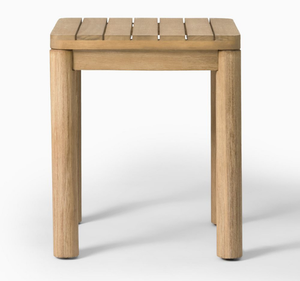 Sillón de Exterior Moderno de Madera de Teca con Mesa Auxiliar, Diseño Tropical Minimalista con Tejido de Cuerda, Impermeable y Ecológico para Sala de Estar - Product Image 6