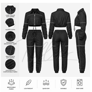 Chándal Deportivo para Mujer de Buena Calidad, Chándal de Moda con Logotipo Personalizado, Chándal Ligero para Mujer - Product Image 6