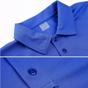 Custom Men Polo Shirt Plain Design Lightweight Moisture <b>Wicking</b> Short Sleeve Uniform T Shirt Supplier - Product Image 6