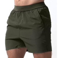 Shorts de sport athlétiques mi-taille pour hommes, en toile écologique de haute qualité, avec logo personnalisé, respirants, séchage rapide, taille élastique