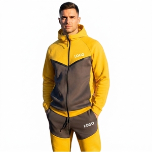 Conjunto Deportivo Casual Elegante para Hombre de Calidad Premium, Chaqueta y Pantalones con Cremalleras y Logotipo Personalizado, Traje Deportivo para Correr y Gimnasio - Product Image 4