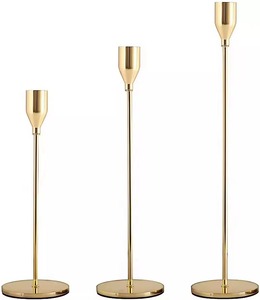 เชิงเทียนรูปคนสีเงินแบบสองแขนสำหรับตกแต่งบ้าน - Product Image 5