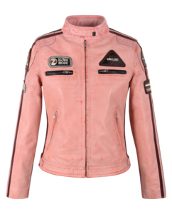 Veste en cuir véritable Sizma 100% personnalisée pour femme, finition cirée, fermeture éclair YKK, logo personnalisé, marque privée, OEM/ODM, vintage - Product Image 1