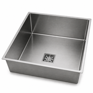 Stainless Steel Undermount 304 Grade Single Bowl <b>Kitchen</b> <b>Sink</b> Brushed Finish Durable - Product Image 1