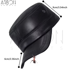 Casquettes en cuir ajustables pour adultes, entièrement personnalisées, couleur noire, fournisseur de qualité, respirantes et anti-humidité, idéales pour l'extérieur - Product Image 4