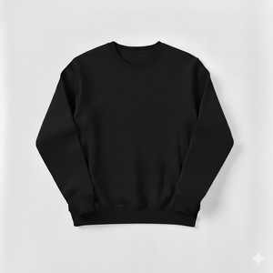 Ladies Winter Knitted Oversized Sweatshirt Contemporary Boxy Silhouette Thick <b>Brushed</b> Terry Long Sleeve Street Style - Product Image 1