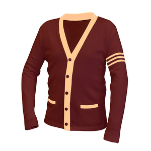 OEM Wholesale Embroidery Knit <b>Cardigan</b> Sweaters For Sorority fraternity College Varsity Greek Apparel Sweaters For Unisex - Product Image 5
