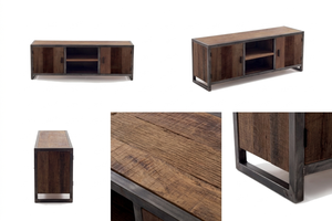 Aliando Scandinavian Floating Solid Wood TV Dresser Wall Mounted Media <b>Console</b> Natural Finish for Modern Minimalist Living Room - Product Image 6