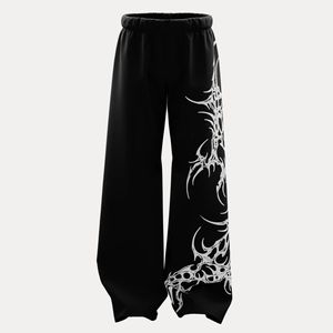 Pantalon droit décontracté pour femme en toile 100 % coton, taille mi-haute élastique, respirant, séchage rapide, écologique, couleur unie, collection automne - Product Image 1