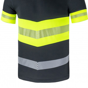 Custom High Visibility Reflective Safety t Shirt Half Sleeves Men Construction Hi Viz Work Shirts Safety Men 2025 T Shirt - Product Image 3