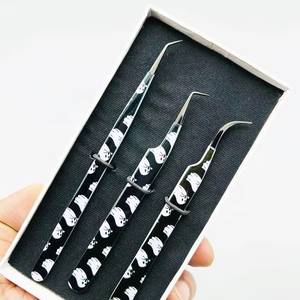 Juego de Pinzas Quirúrgicas para Pestañas Morje, Herramientas de Precisión de Acero Inoxidable para Extensión de Pestañas Postizas con Logotipo y Empaque Personalizados - Product Image 6