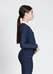 Chemise de base respirante pour enfants, pour l'équitation, en tissu doux, élégante, pour l'entraînement, confortable, de haute qualité, personnalisable - Product Image 5